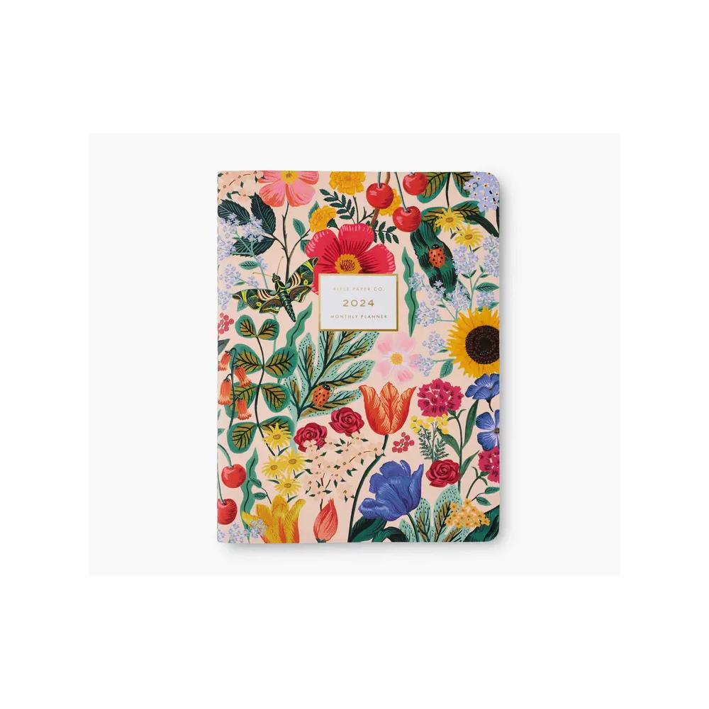 Rifle Paper 2024 Monthly 12 Month Planner Blossom